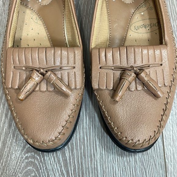 Dr. Scholl's E23-2X Leather Tassel Moccasin Loafers Double Air-Pillow Insoles 5M - Picture 3 of 14